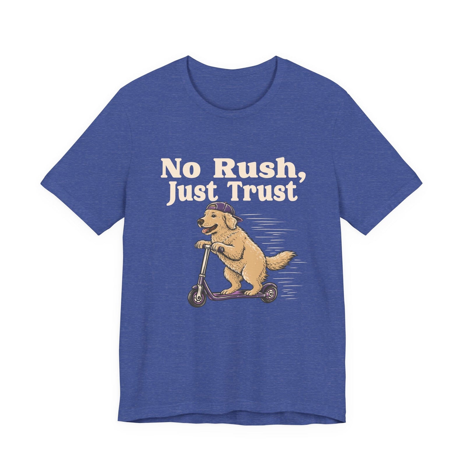 No Rush, Just Trust | Dog t-shirt - Zenfull Heart self love and healing affirmation apparel