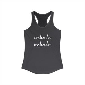Inhale Exhale tank top - Zenfull Heart self love and healing affirmation apparel