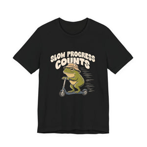 Slow Progress Counts | Frog | Deluxe Tee