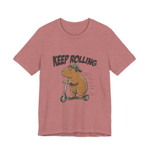 Keep Rolling | Capybara | Deluxe Tee
