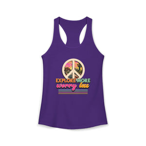 Explore More Worry Less | Racerback Tank