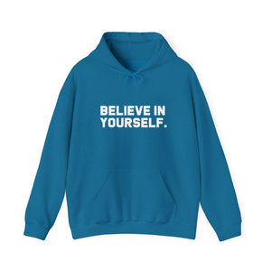 Believe In Yourself hoodie - Zenfull Heart self love and healing affirmation apparel