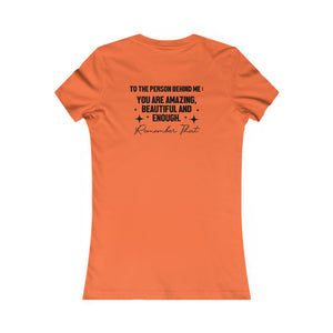 You Matter | To The Person Behind Me women's t-shirt - Zenfull Heart self love and healing affirmation apparel