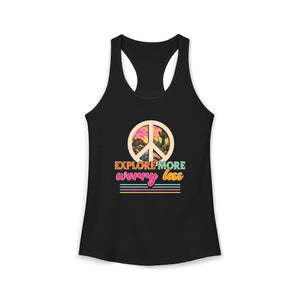 Explore More Worry Less | Racerback Tank