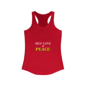Self-Love = Peace | Racerback Tank