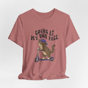 Going At My Own Pace | Cat | Deluxe Tee