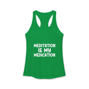 Highly Meditated tank top - Zenfull Heart self love and healing affirmation apparel