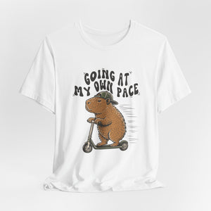 Going At My Own Pace | Capybara | Deluxe Tee