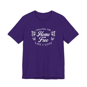 Home Free t-shirt - Zenfull Heart self love and healing affirmation apparel