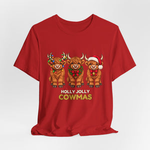 Holly Jolly Cowmas | Deluxe Tee