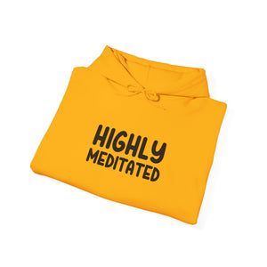 Highly Meditated hoodie - Zenfull Heart self love and healing affirmation apparel