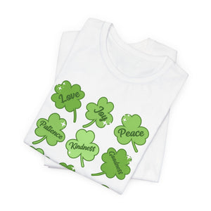 9 Clovers | Deluxe White Tee