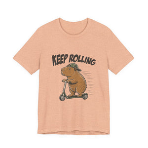 Keep Rolling | Capybara | Deluxe Tee
