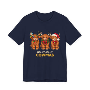 Holly Jolly Cowmas | Deluxe Tee