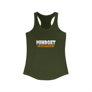 Mindset Is Everything tank top - Zenfull Heart self love and healing affirmation apparel