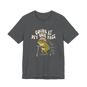 Going At My Own Pace | Frog | Deluxe Tee