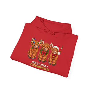 Holly Jolly Cowmas | Hoodie