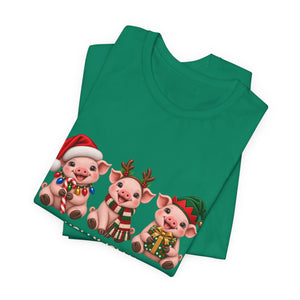 Holly Jolly Pigmas | Deluxe Tee