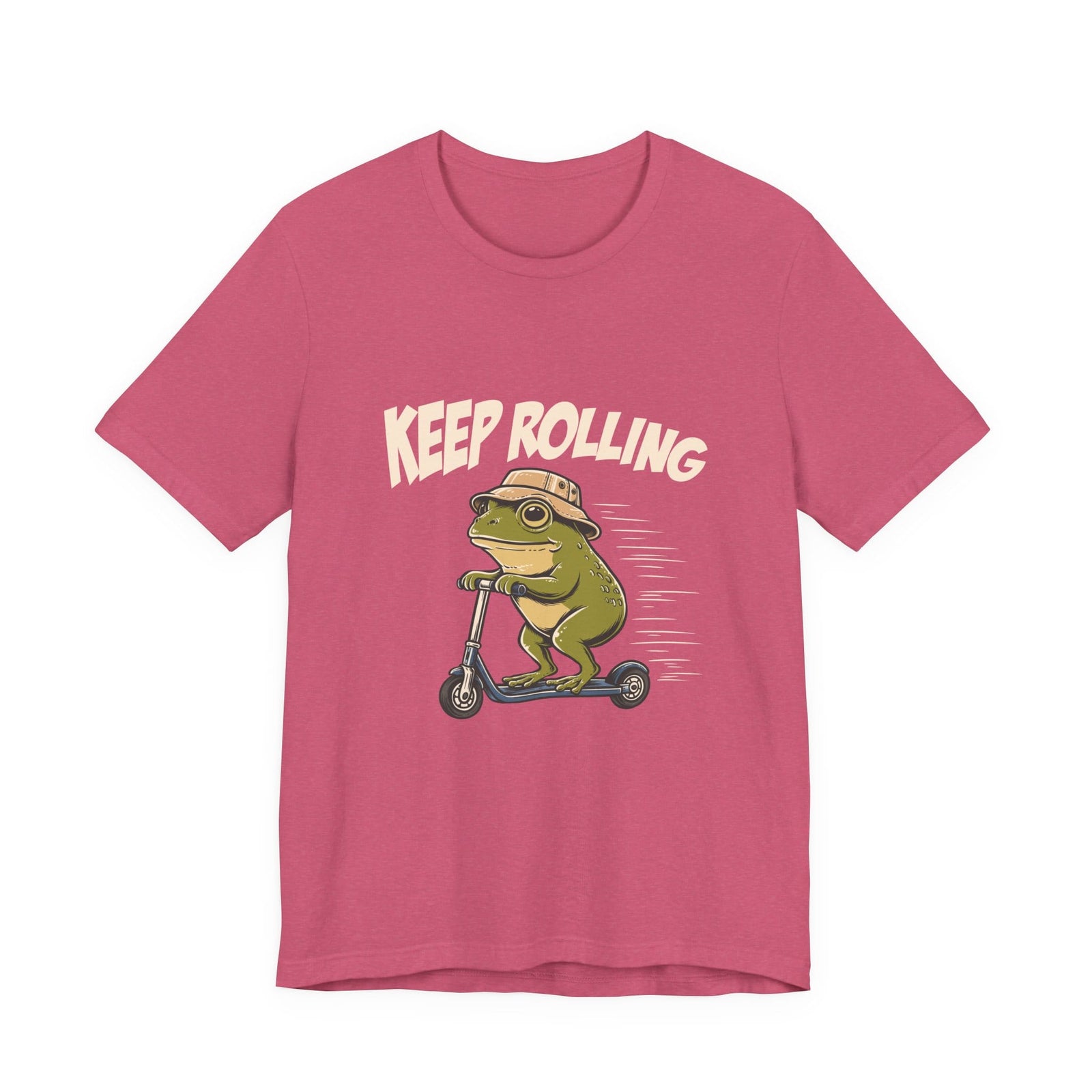 Keep Rolling | Frog t-shirt - Zenfull Heart self love and healing affirmation apparel