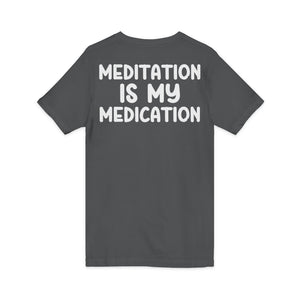 Highly Meditated v-neck shirt - Zenfull Heart self love and healing affirmation apparel