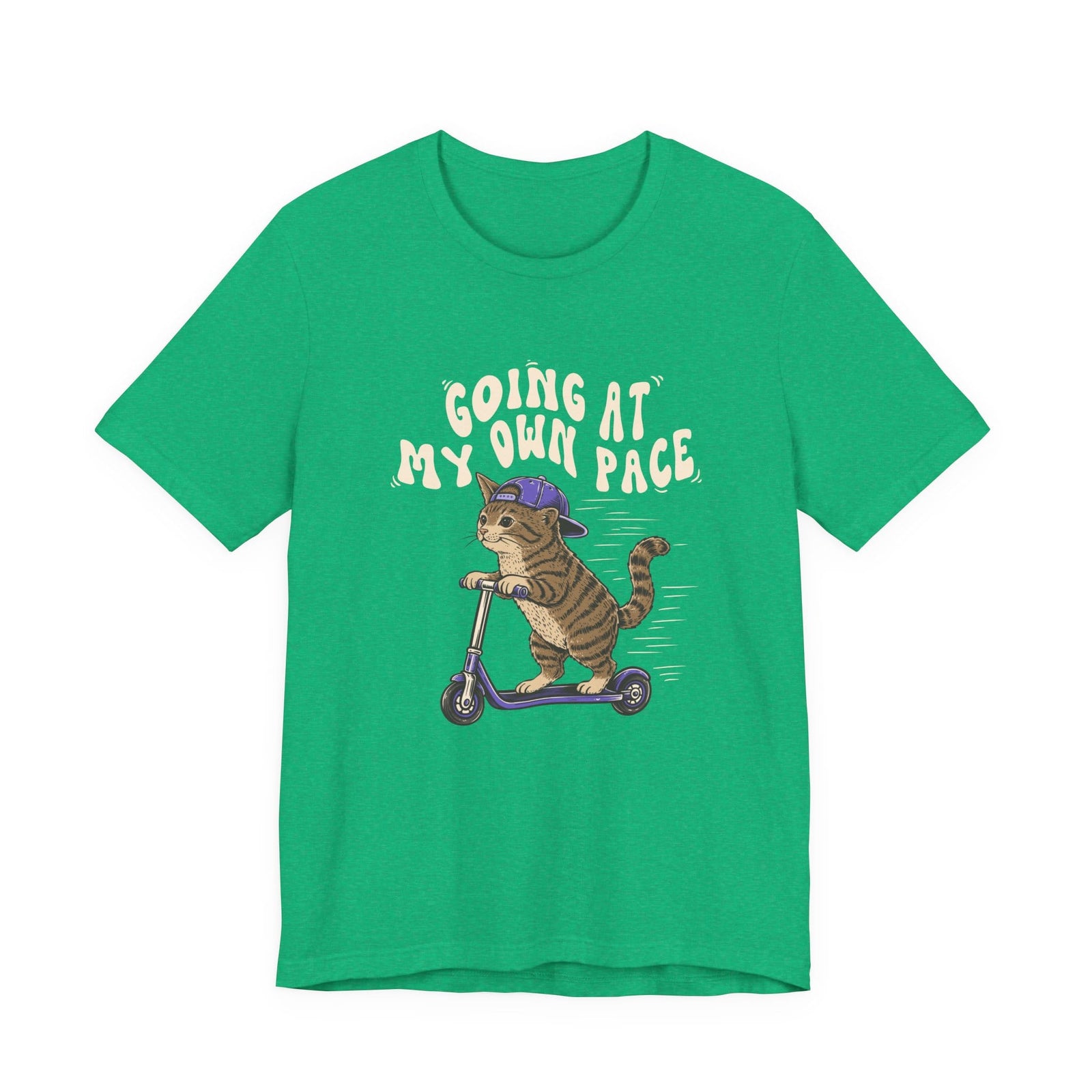 Going At My Own Pace | Cat t-shirt - Zenfull Heart self love and healing affirmation apparel
