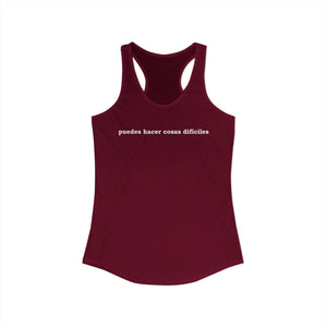 Puedes Hacer Cosas Difíciles | Racerback Tank