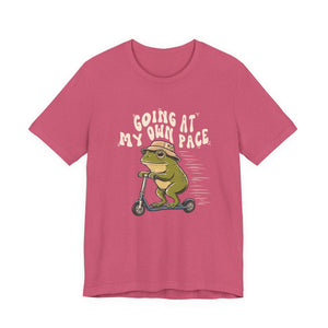 Going At My Own Pace | Frog | Deluxe Tee