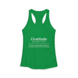 Grateful Everyday tank top - Zenfull Heart self love and healing affirmation apparel