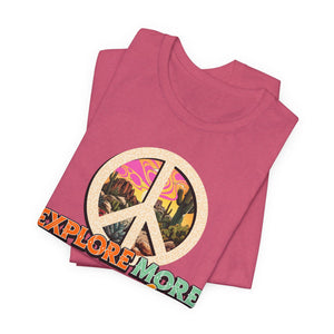 Explore More Worry Less t-shirt - Zenfull Heart self love and healing affirmation apparel