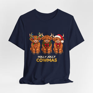 Holly Jolly Cowmas | Deluxe Tee