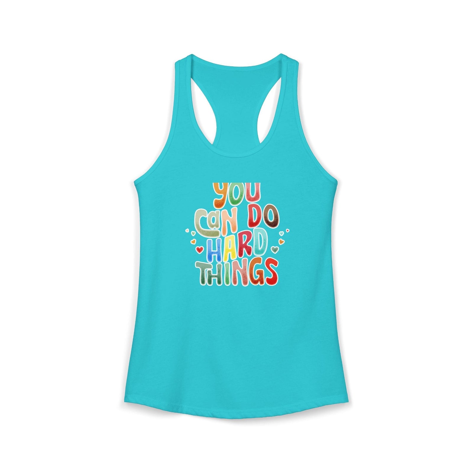 You Can Do Hard Things tank top - Zenfull Heart self love and healing affirmation apparel