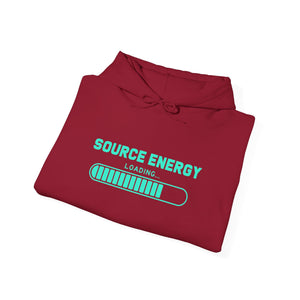 Source Energy Loading... hoodie - Zenfull Heart self love and healing affirmation apparel