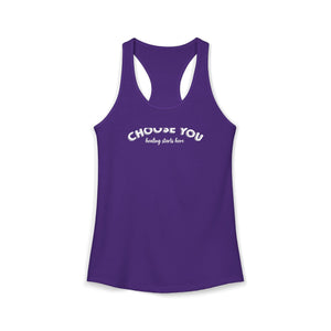 Choose You tank top - Zenfull Heart self love and healing affirmation apparel