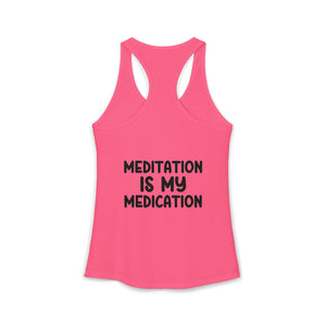 Highly Meditated tank top - Zenfull Heart self love and healing affirmation apparel