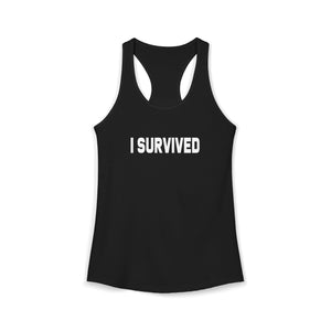 I Survived tank top - Zenfull Heart self love and healing affirmation apparel