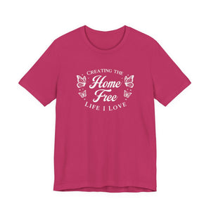 Home Free t-shirt - Zenfull Heart self love and healing affirmation apparel
