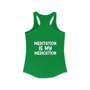 Highly Meditated tank top - Zenfull Heart self love and healing affirmation apparel