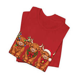 Holly Jolly Cowmas | Deluxe Tee