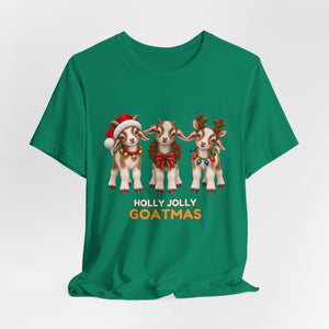 Holly Jolly Goatmas | Deluxe Tee