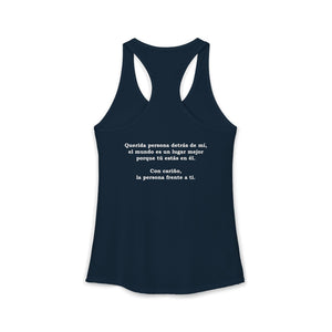 Eres Suficiente | Querida Persona Detrás De Mí | Racerback Tank