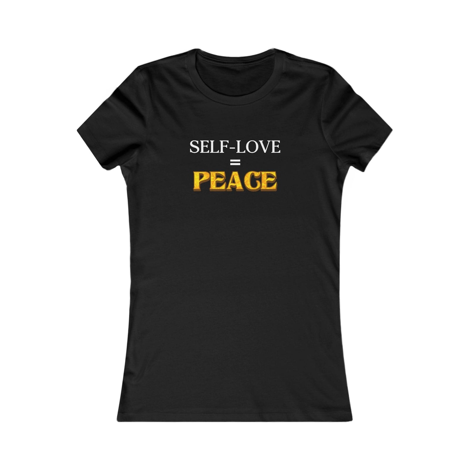 Self-Love = Peace women's t-shirt - Zenfull Heart self love and healing affirmation apparel