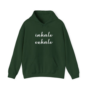 Inhale Exhale hoodie - Zenfull Heart self love and healing affirmation apparel