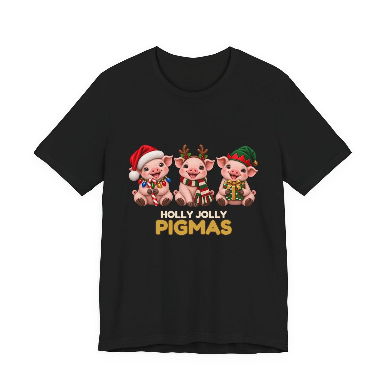 Holly Jolly Pigmas | Deluxe Tee
