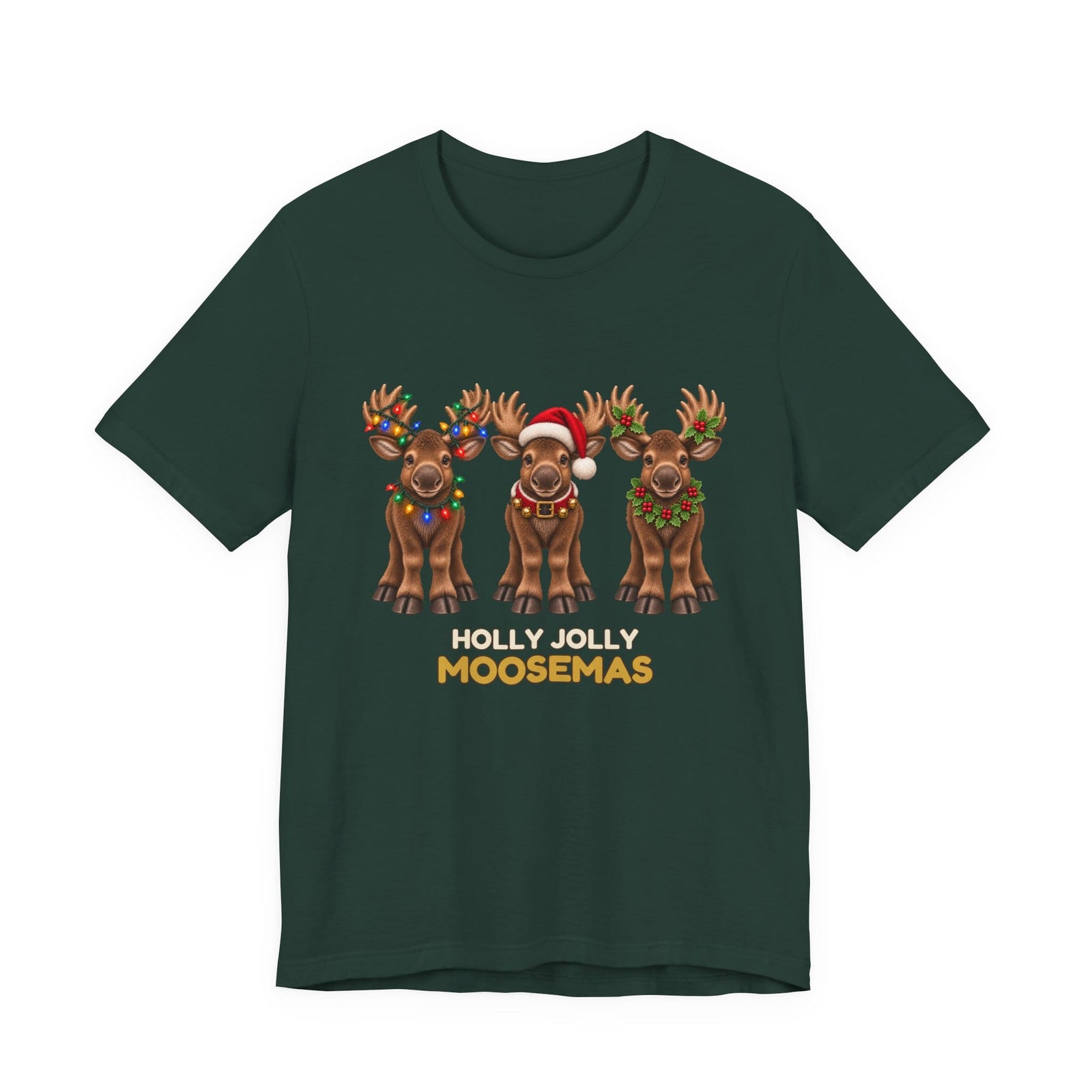 Holly Jolly Moosemas | Deluxe Tee