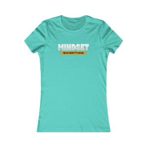 Mindset Is Everything women's t-shirt - Zenfull Heart self love and healing affirmation apparel