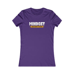 Mindset Is Everything women's t-shirt - Zenfull Heart self love and healing affirmation apparel