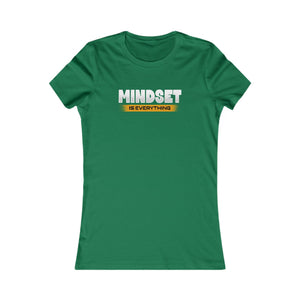 Mindset Is Everything women's t-shirt - Zenfull Heart self love and healing affirmation apparel