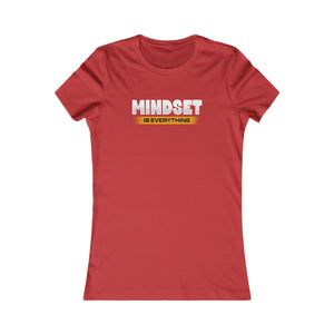 Mindset Is Everything women's t-shirt - Zenfull Heart self love and healing affirmation apparel