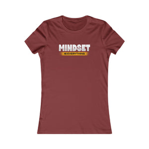 Mindset Is Everything women's t-shirt - Zenfull Heart self love and healing affirmation apparel