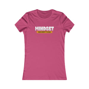 Mindset Is Everything women's t-shirt - Zenfull Heart self love and healing affirmation apparel